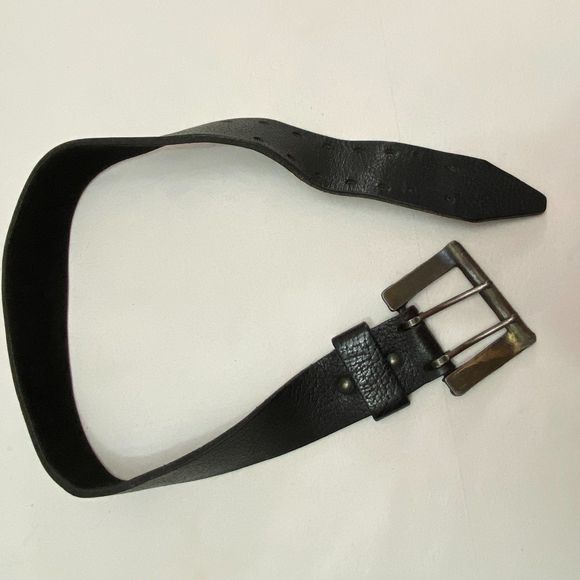 Accessories Heavy Duty Distressed Pebbled Leather Belt Xxs Chunky